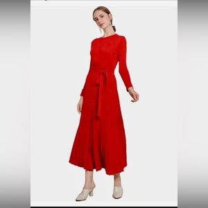 Elegant Red Maxi Dress